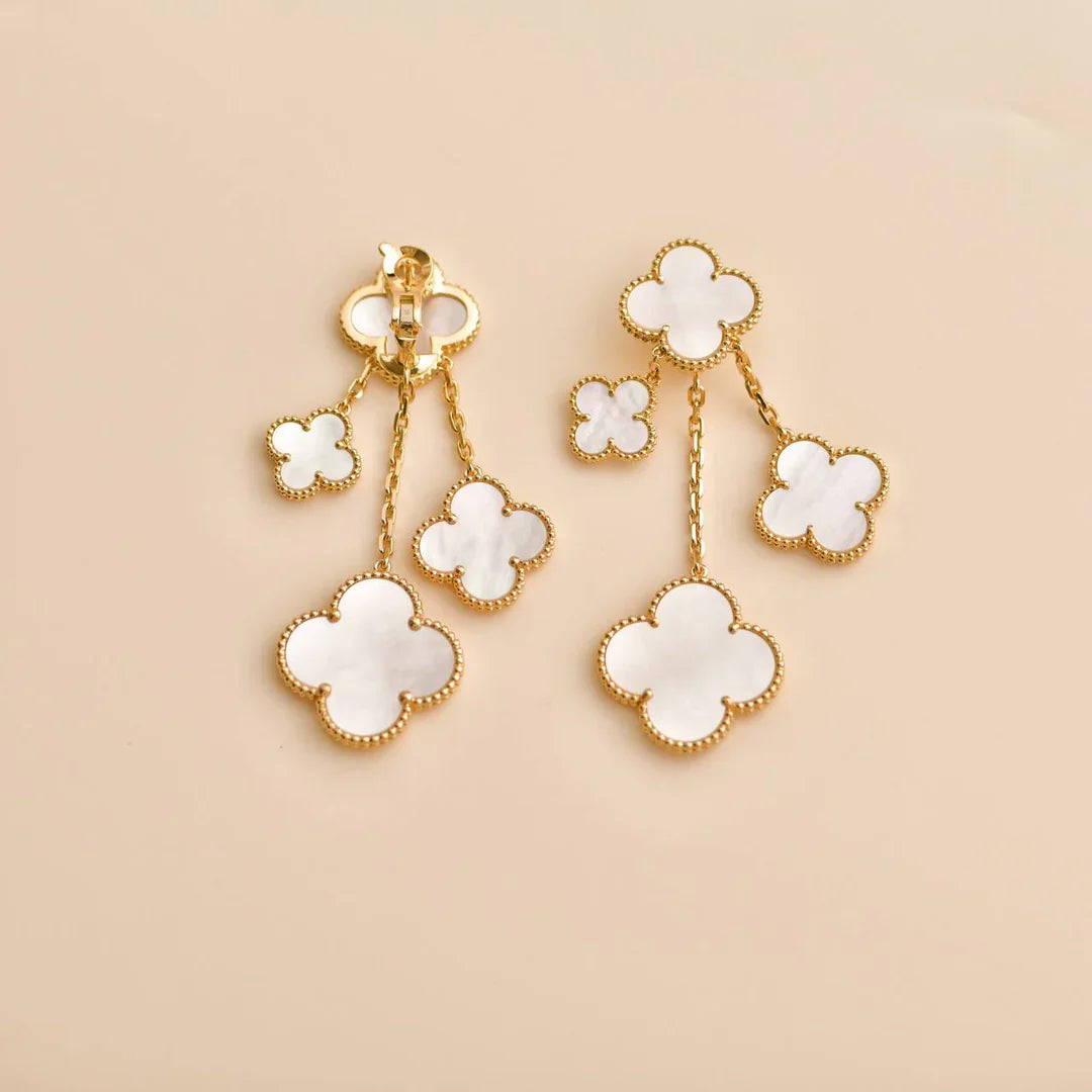 Magic Alhambra Four Motifs Earrings