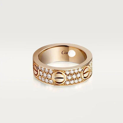 Love Diamond-Paved 6.5mm Ring
