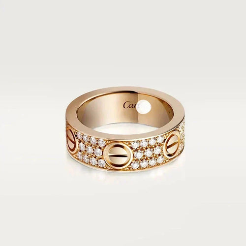 Love Diamond-Paved 6.5mm Ring
